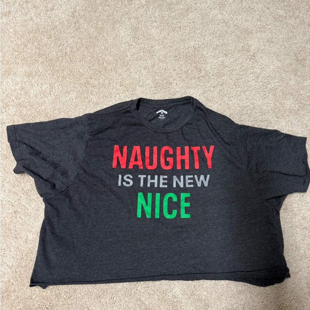 'Naughty Is The New Nice' Graphic Tee